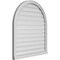 Ekena Millwork Round Top Surface Mount PVC Gable Vent: Functional, w/ 2"W x 2"P Brickmould Sill Frame, 34"W x 38"H GVPRT34X3803SF - alternate 5